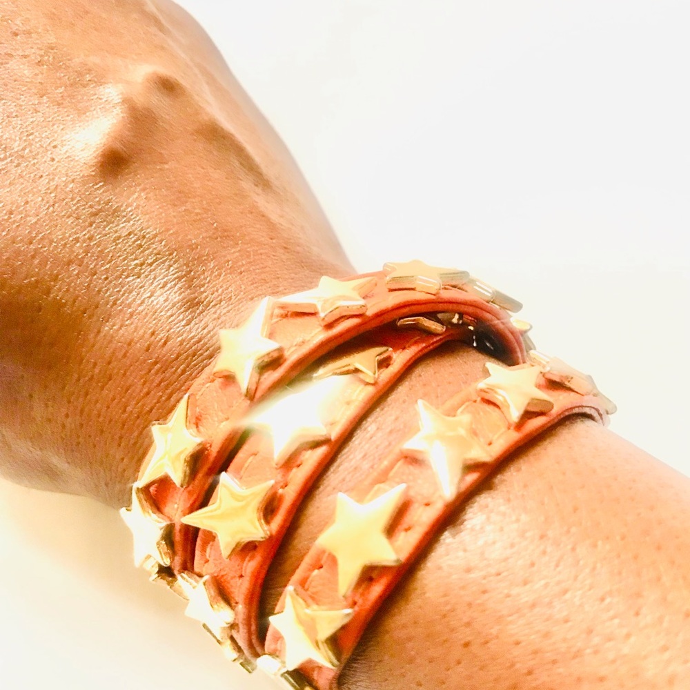 Wraparound bracelets with stars
